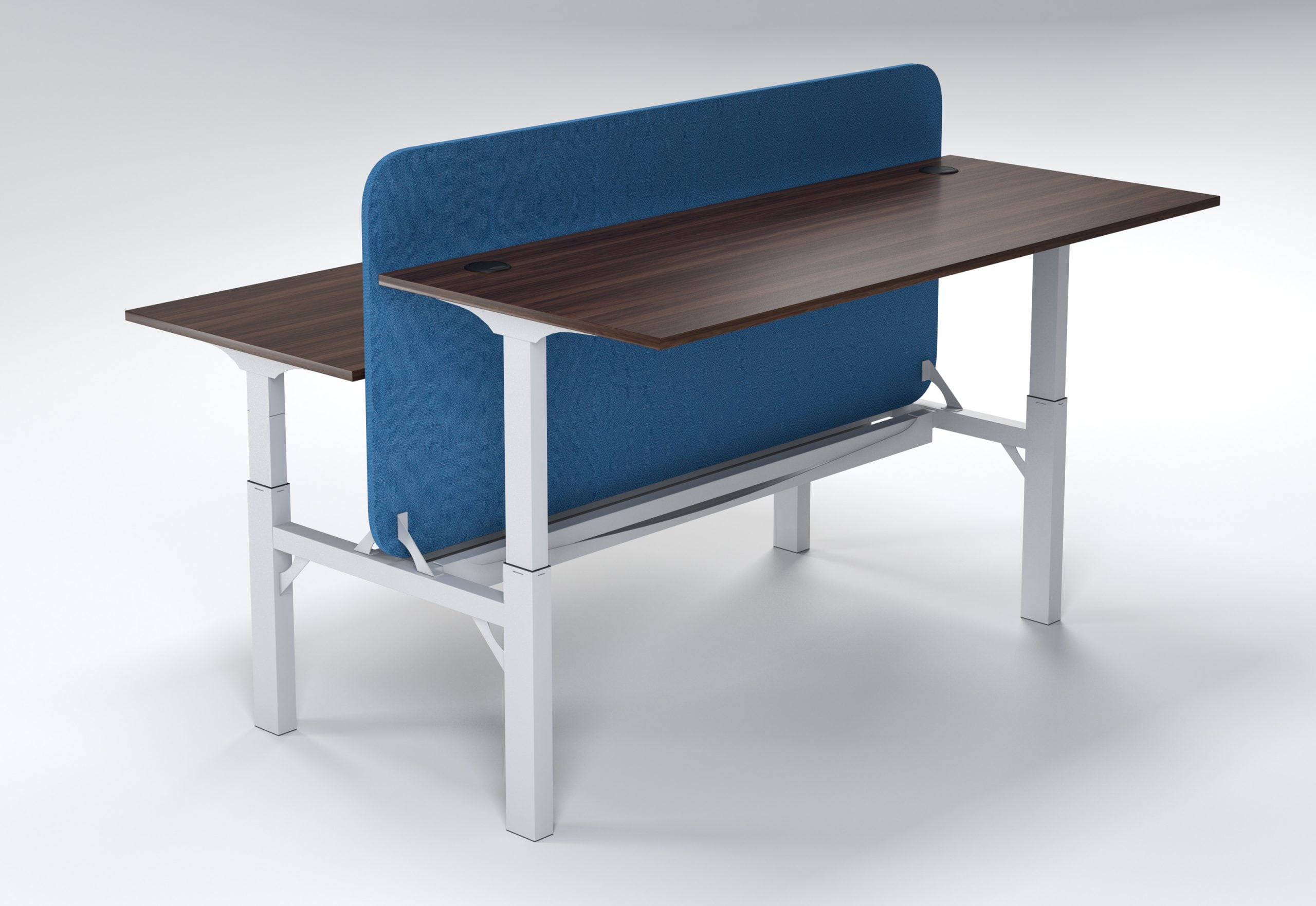 Dual 2 Seater Desk With Privacy Screen - Image 6