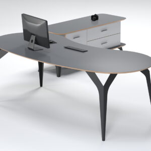 Pinnacle 2200 Desk With Side Cabinet
