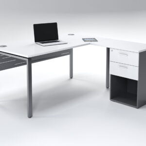 Evolution 1500 Desk With 2 Drawer Open
