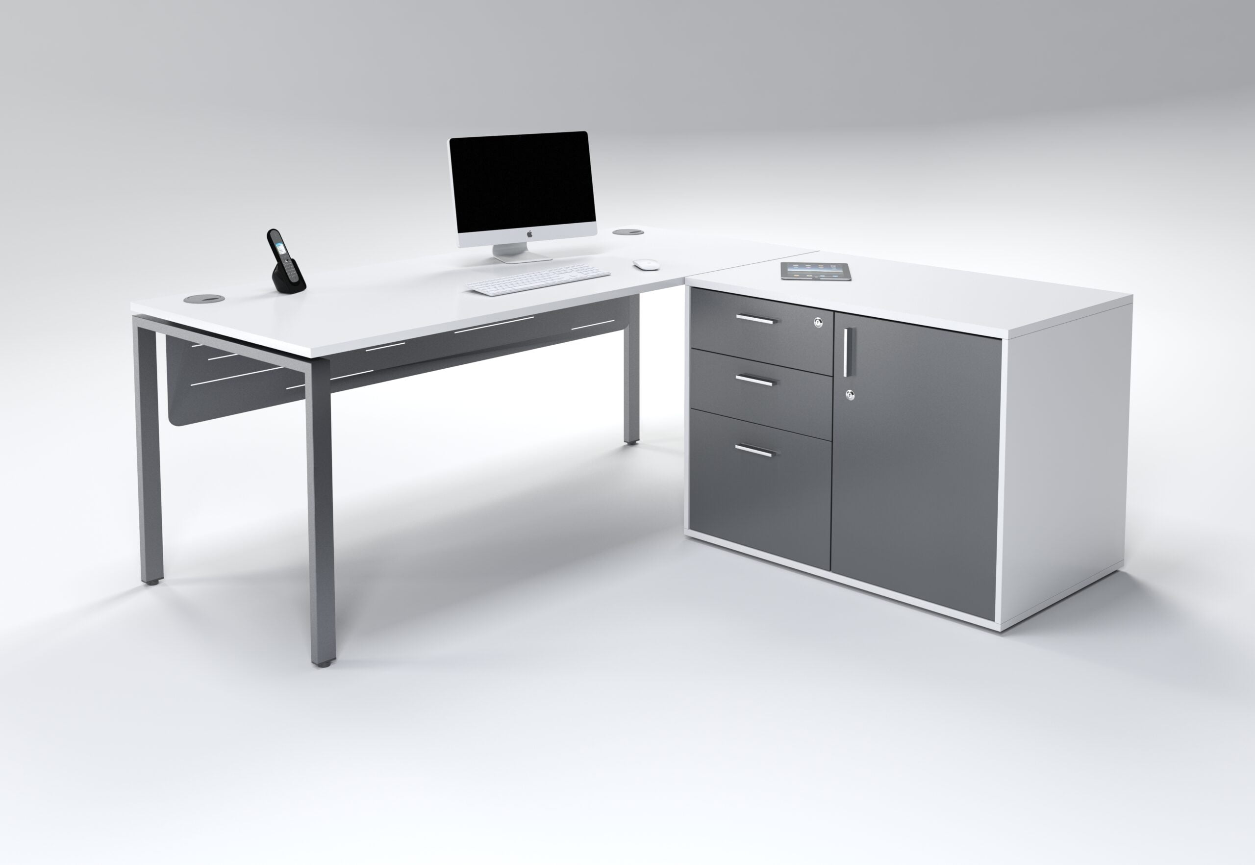 Evolution 1800 Desk With Pedenza - Image 2