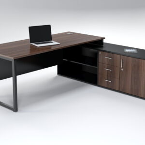 Titan 1900 Desk With Side Cabinet