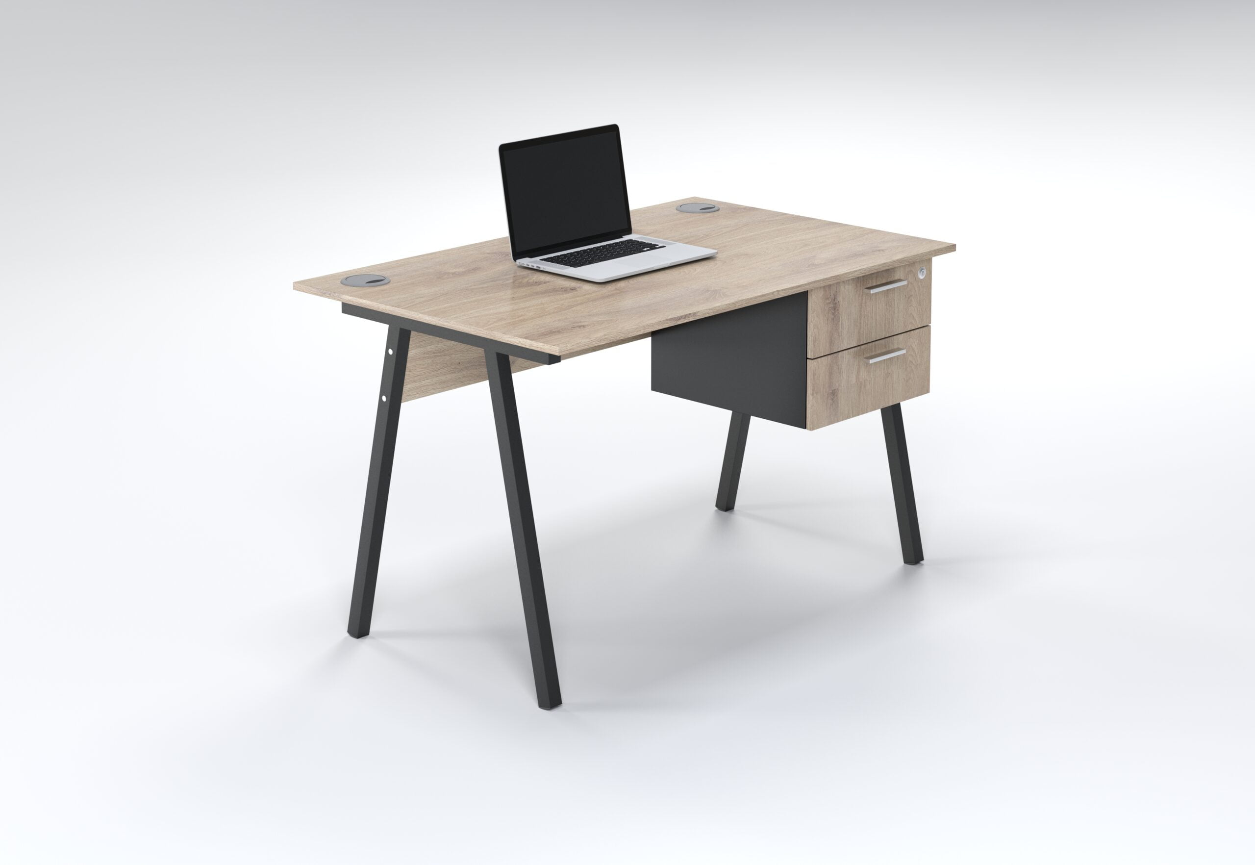 Ava 1200 Desk With 2 Drawers - Image 3