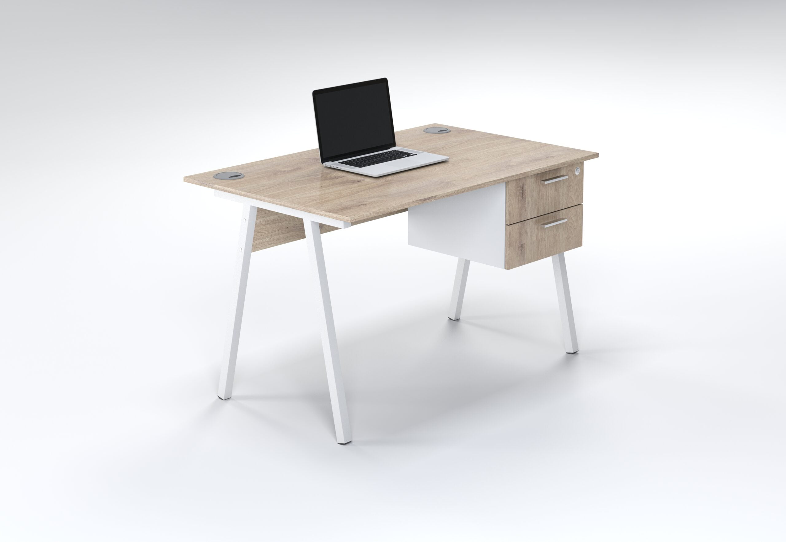 Ava 1200 Desk With 2 Drawers - Image 2