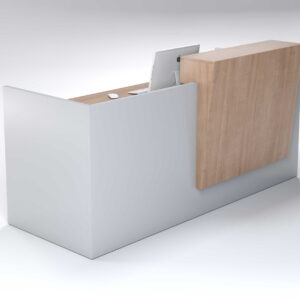 Waterfall 1800 Counter With 3 Drawers