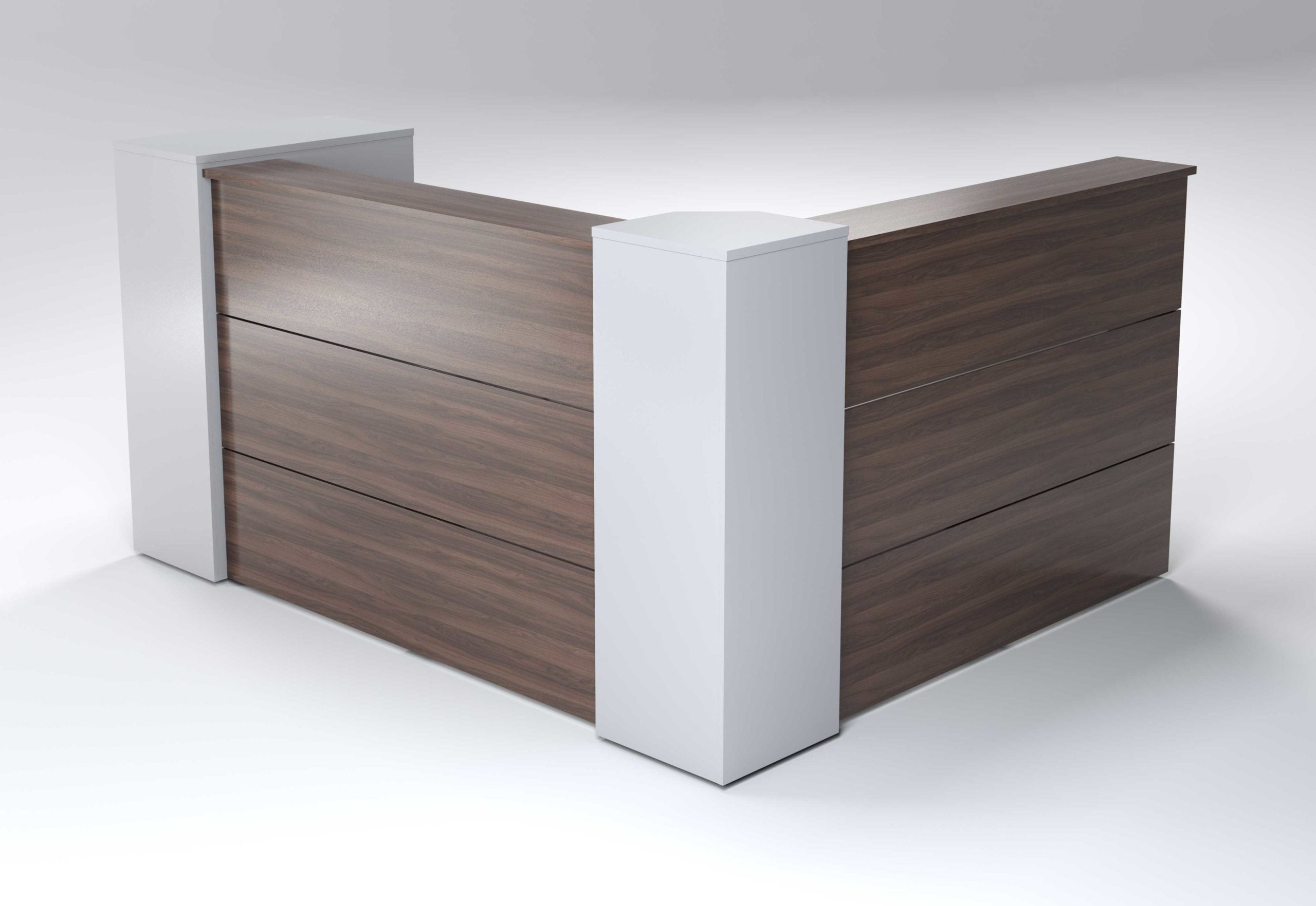 Salon 1900 X 1900mm L Shape Counter With Storage - Image 7