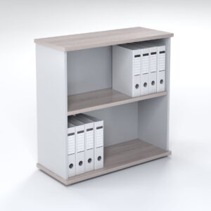 2 Tier Bookcase Open