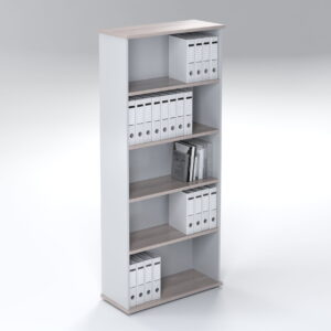 5 Tier Bookcase Open