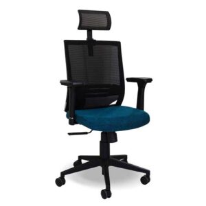 Orion Hi Back Netting Chair With Black Backrest