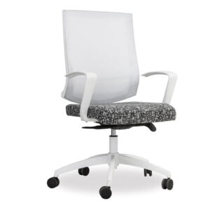 Santorini High Back Netting Chair With White Backrest